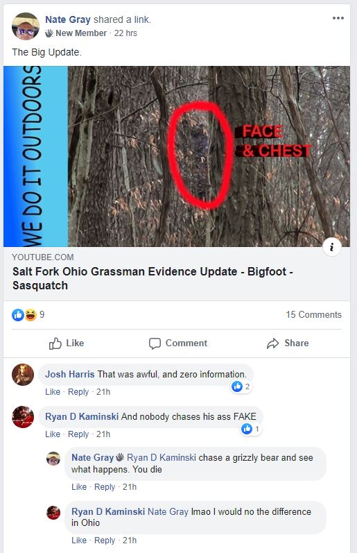 Salt Fork Ohio Grassman Hoax
