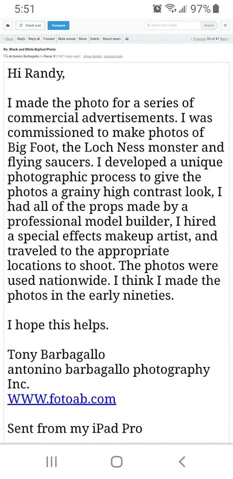 Here is an Email from the photographic confirming as much.